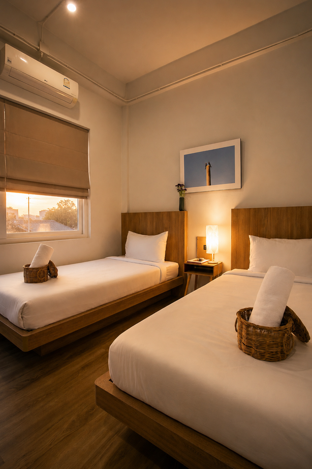 ห้อง Standard Twin Bed